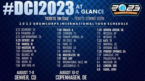 dci schedule 2023|dci show schedule 2023.